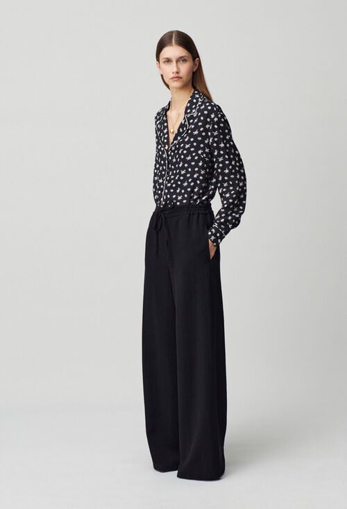 Claudie Pantalon Fluide élastiqué Pour Femme