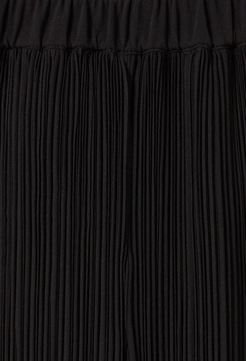 Claudie Pantalon Fluide Plissé Volanté Pour Femme