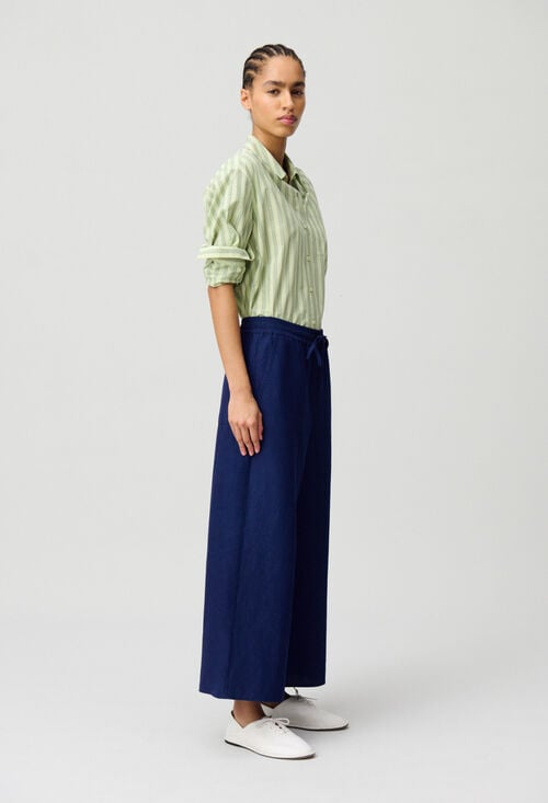 Claudie Pantalon Léger Large Pour Femme