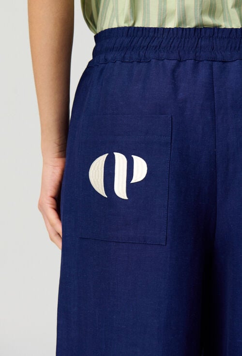 Claudie Pantalon Léger Large Pour Femme