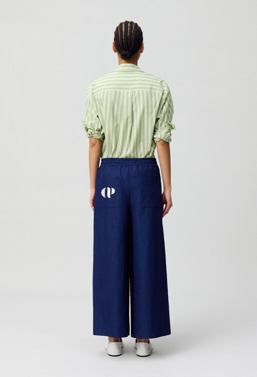 Claudie Pantalon Léger Large Pour Femme