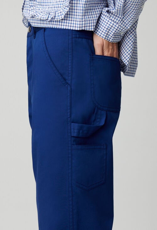 Claudie Pantalon Ourlets à Rayures Pour Femme