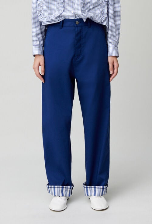 claudie Pantalon ourlets à rayures pour femme