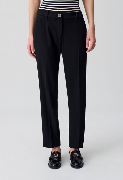 Claudie Pantalon Tailleur Cigarette Pour Femme