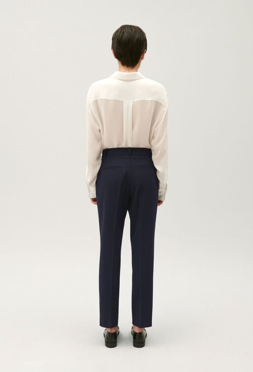 Claudie Pantalon Tailleur Cigarette Pour Femme