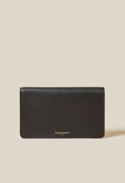 Claudie Pochette Large Cuir Grainé Pour Femme