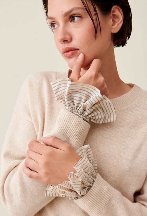 claudie Poignets effet chemise fronces pour femme