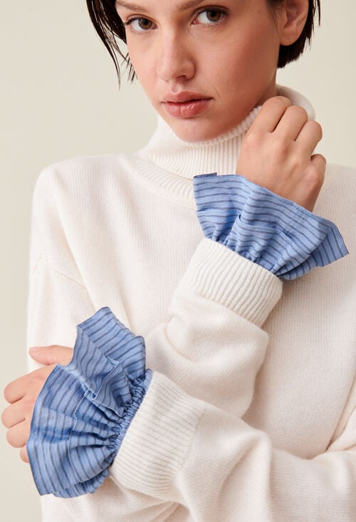 claudie Poignets effet chemise fronces pour femme