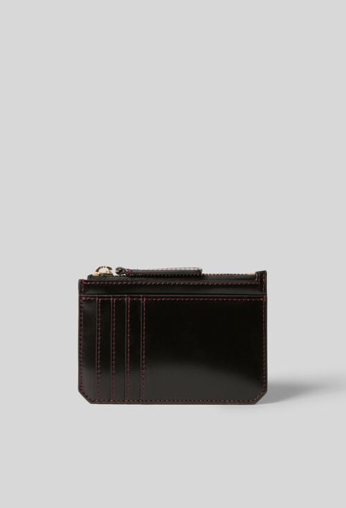 claudie Porte carte cuir coeur doré pour femme