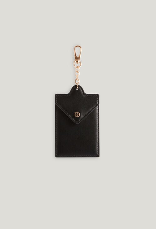 Claudie Porte Carte Cuir Noir Pour Femme