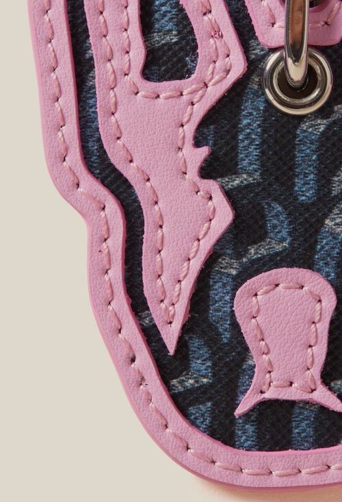 claudie Porte-clés Jean Toto bicolore pour femme