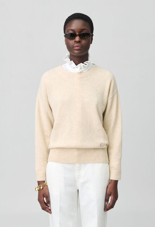 Claudie Pull 100% Cachemire Pour Femme