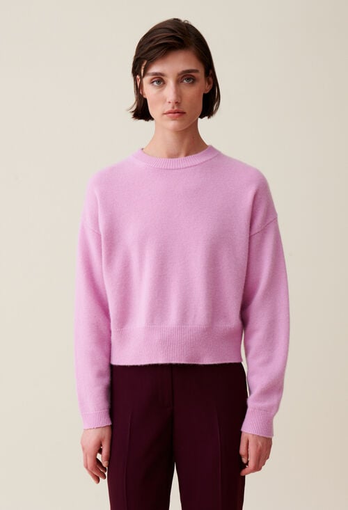Claudie Pull Cachemire Broderie CP Pour Femme
