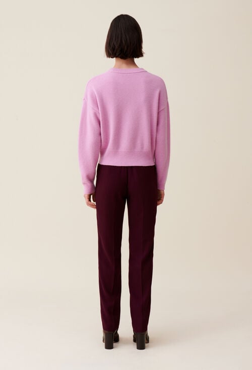 Claudie Pull Cachemire Broderie CP Pour Femme