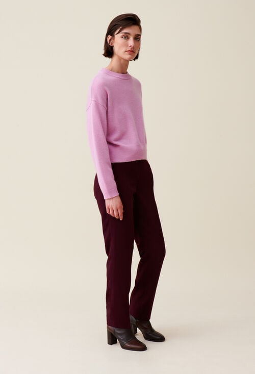 claudie Pull cachemire broderie CP pour femme