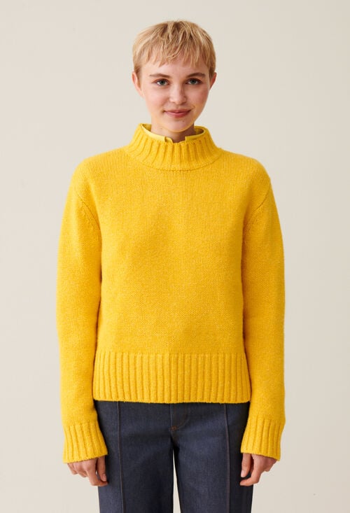 Claudie Pull Col Cheminée Pour Femme