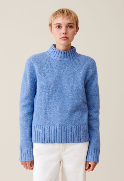 Claudie Pull Col Cheminée Pour Femme