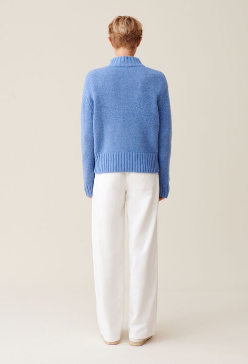 Claudie Pull Col Cheminée Pour Femme