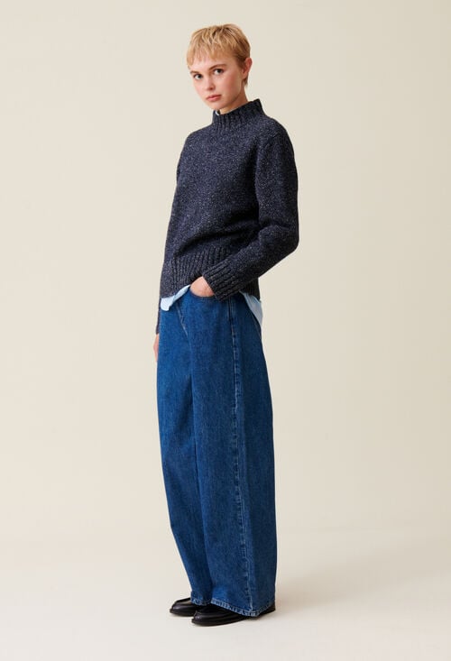 Claudie Pull Col Cheminée Pour Femme