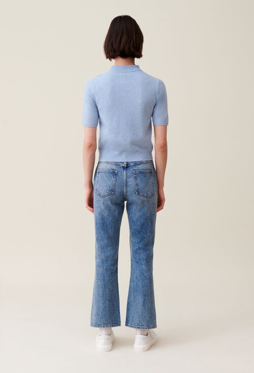 Claudie Pull Laine Col Montant Pour Femme