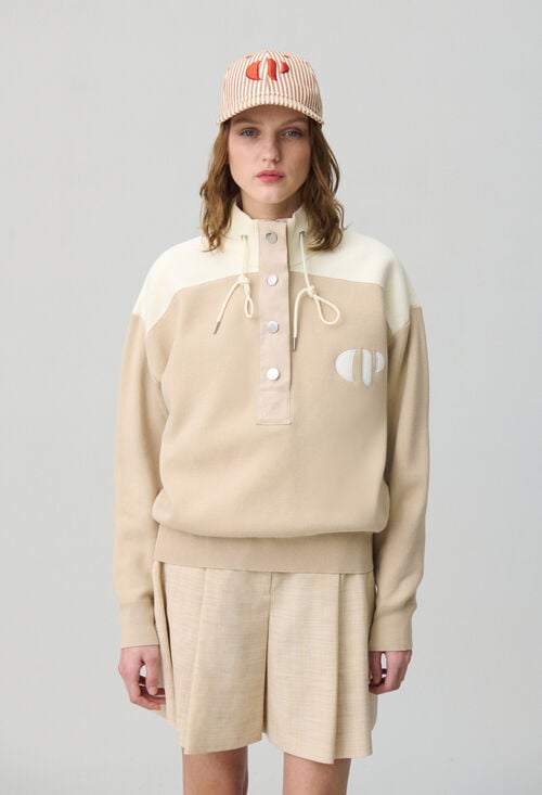 Claudie Pull Large Camionneur Pour Femme