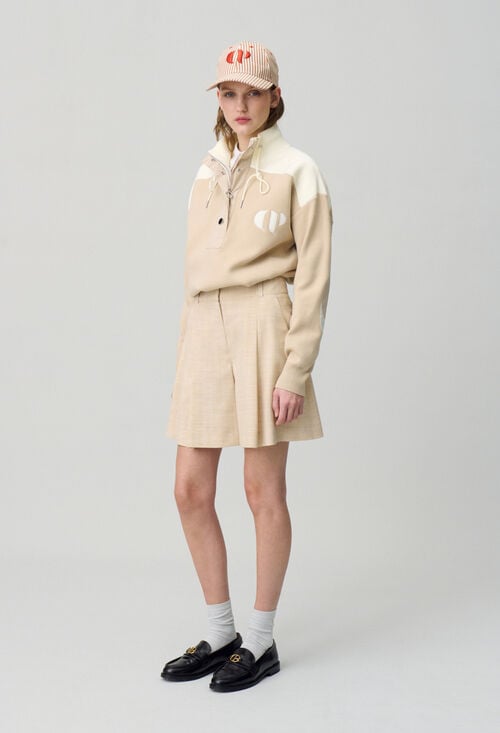 claudie Pull large camionneur pour femme