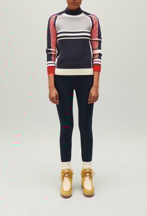 claudie Pull maille jacquard pour femme