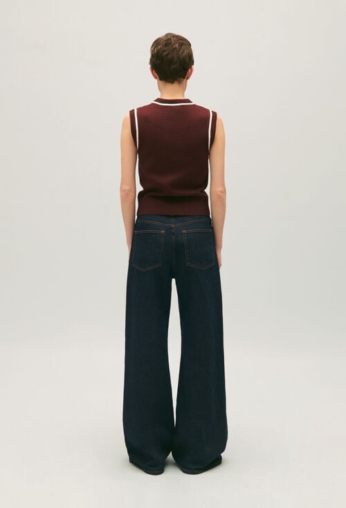 Claudie Pull Maille Rayures Pour Femme