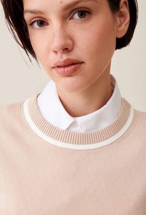 claudie Pull maille rayures pour femme