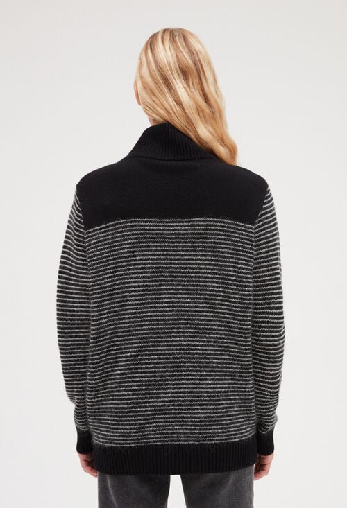 Claudie Pull Rayé Maille Pour Femme