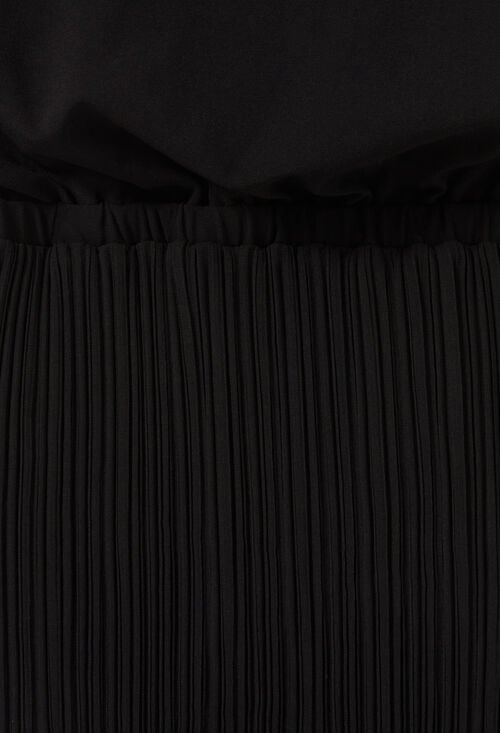 Claudie Robe 7/8ème Col Rond élastiquée Pour Femme