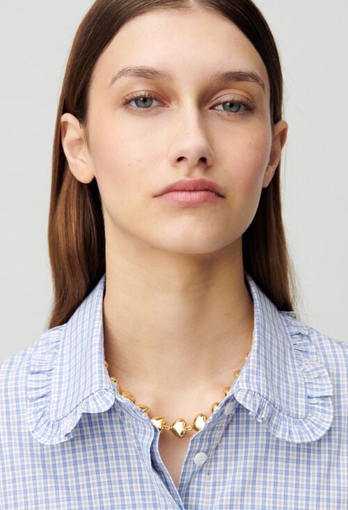 Claudie Robe Babydoll à Carreaux Pour Femme
