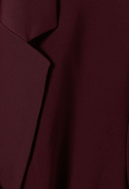 Claudie Robe Cache-cœur Col Tailleur Pour Femme