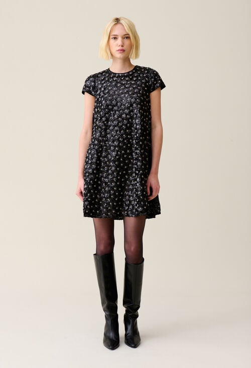 Claudie Robe Courte Babydoll Brodée Pour Femme