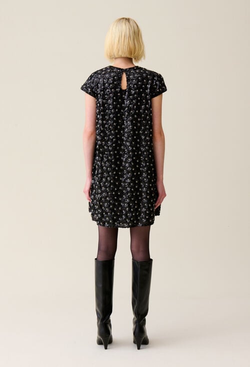 Claudie Robe Courte Babydoll Brodée Pour Femme