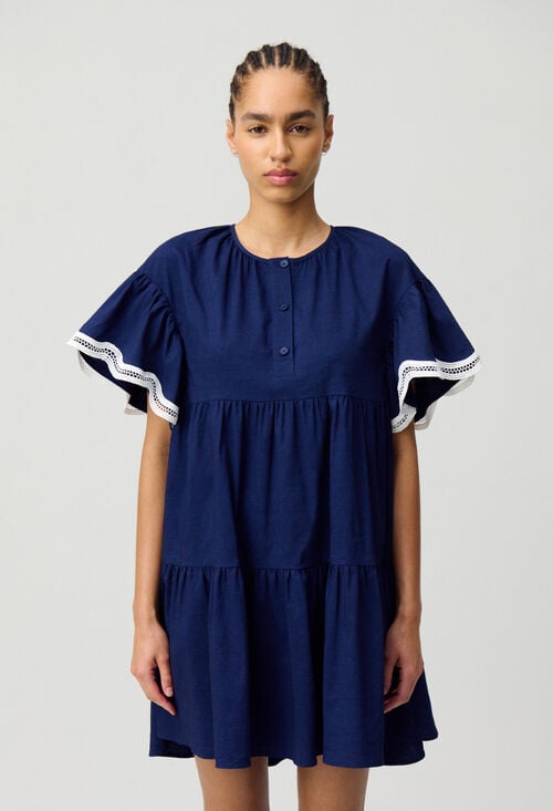 Claudie Robe Courte Babydoll Pour Femme