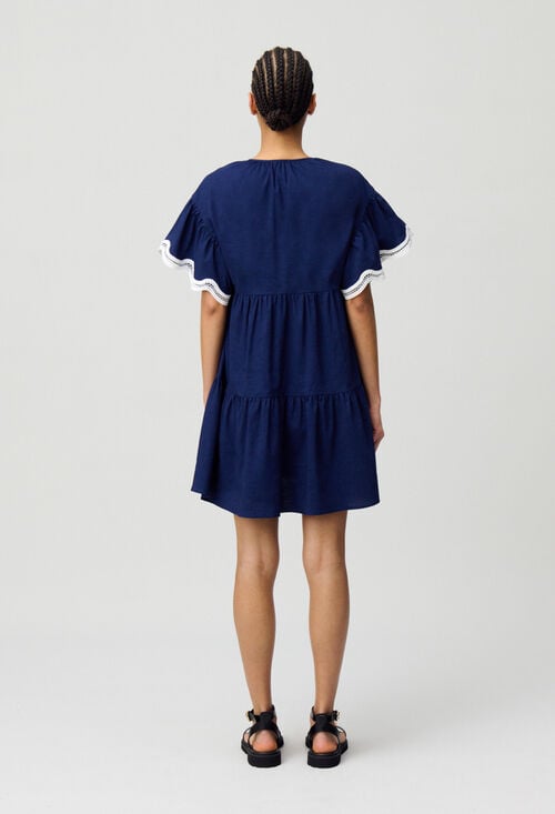 Claudie Robe Courte Babydoll Pour Femme