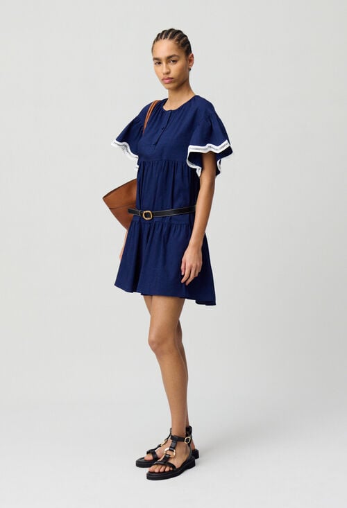 claudie Robe courte babydoll pour femme