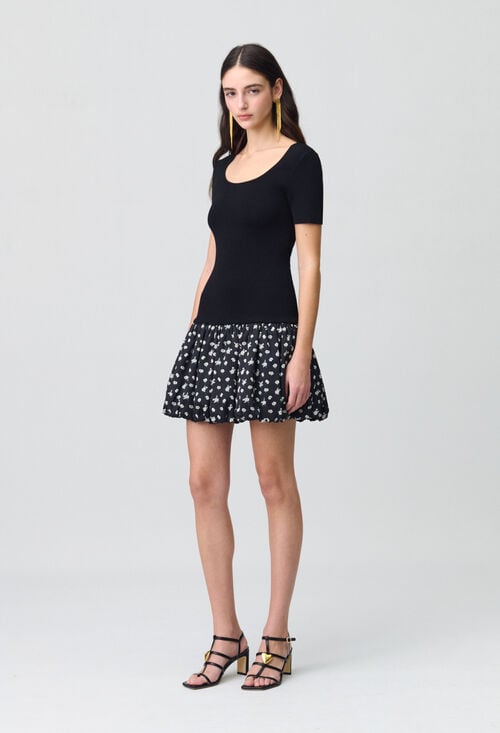 Claudie Robe Courte Boule à Pois Pour Femme