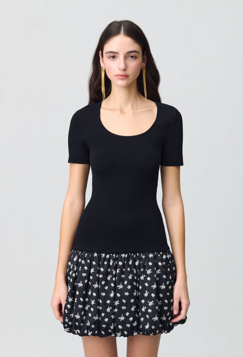 Claudie Robe Courte Boule à Pois Pour Femme