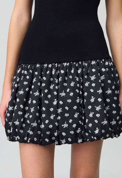 claudie Robe courte boule à pois pour femme