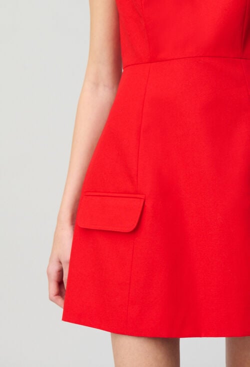 Claudie Robe Courte Cintrée Pour Femme