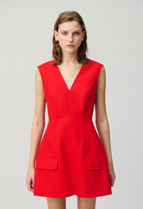 Claudie Robe Courte Cintrée Pour Femme