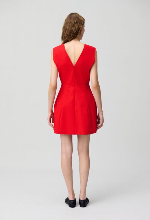 Claudie Robe Courte Cintrée Pour Femme