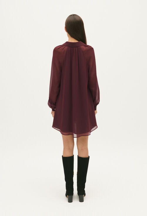 Claudie Robe Courte Fluide Pour Femme