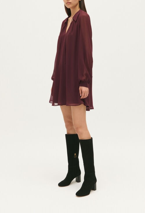 Claudie Robe Courte Fluide Pour Femme