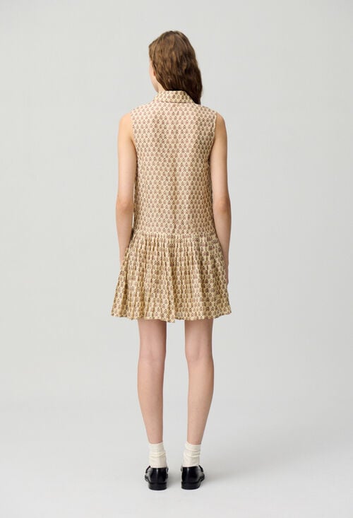 Claudie Robe Courte Imprimée Pour Femme