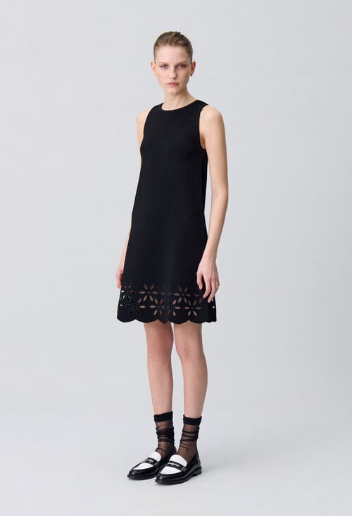 claudie Robe courte maille fine pour femme