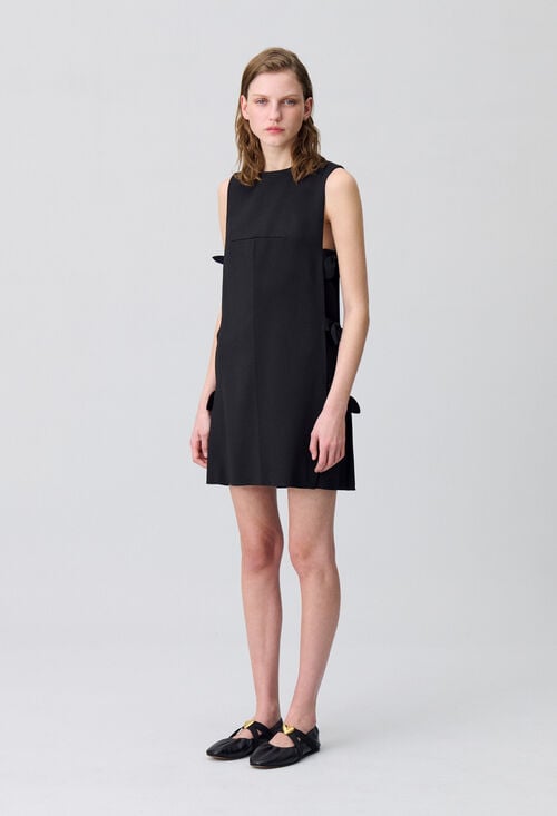 claudie Robe courte nœuds pour femme