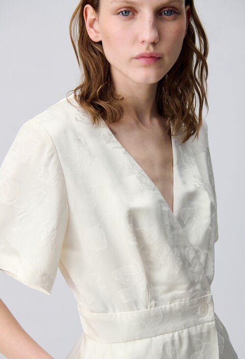 Claudie Robe Courte Portefeuille Pour Femme